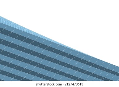 abstract futuristic architecture 
vector 3d illustration