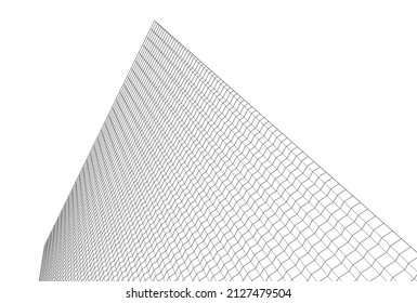 abstract futuristic architecture 
vector 3d illustration