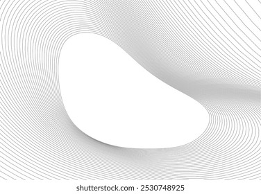 Abstract futuristic architecture vector 3d illustration