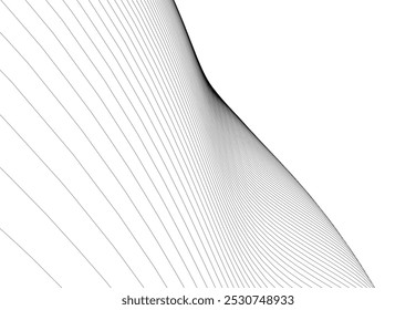 Abstract futuristic architecture vector 3d illustration