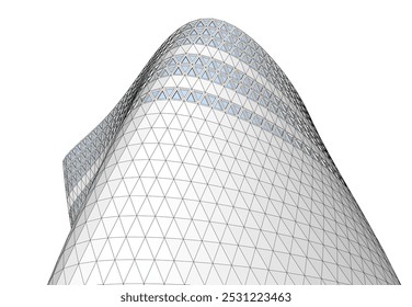 Abstractas Vector de arquitectura futurista Ilustración 3D