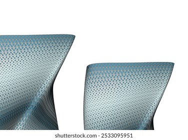 Abstract futuristic architecture vector 3d illustration