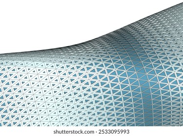 Abstractas Vector de arquitectura futurista Ilustración 3D