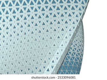Abstractas Vector de arquitectura futurista Ilustración 3D