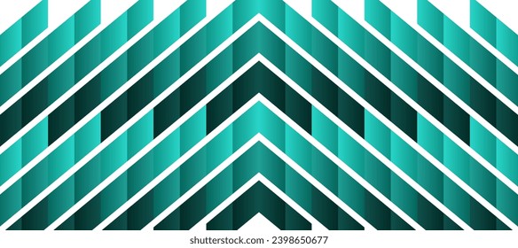 abstract futuristic arrow chevron polygon green pattern background