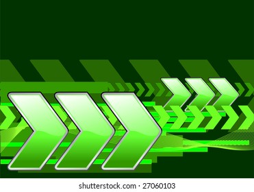 Abstract futuristic arrows background vector