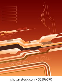 Abstract futuristic background