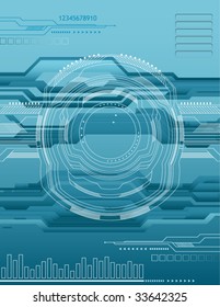Abstract futuristic background
