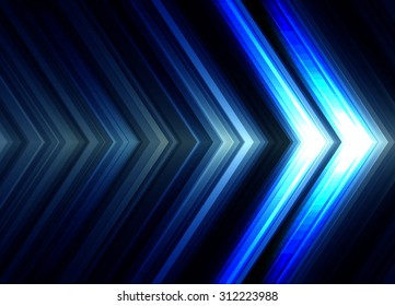 Abstract futuristic background with arrows. Vector illustration for presentation and cover.