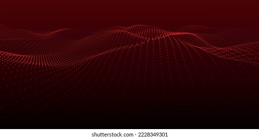 Resumen de fondo futurista. Gran visualización de datos. Conexión de red. Transferencia de datos. 3 quinquies de representación. Vector de fondo de tecnología. Ilustración vectorial.