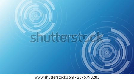 Abstract futuristic background. Concentric circles. Swirl circular elements. Spiral graphic. Future technology innovation concept. Suit for brochure, science, website, corporate, poster, cover
