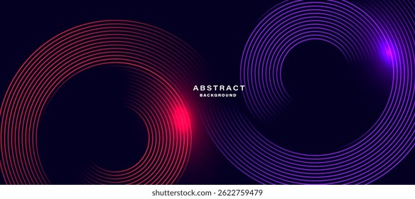 Abstract futuristic background. Dynamic geometric lines. Vector illustration.