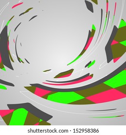 Abstract futuristic background, dynamic illustration.