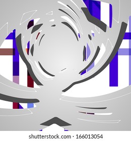 Abstract futuristic background, dynamic illustration.