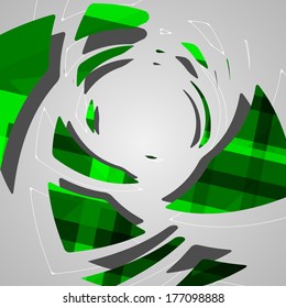 Abstract futuristic background, dynamic illustration.