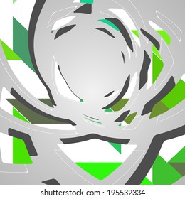 Abstract futuristic background, dynamic illustration.