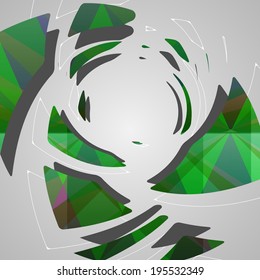 Abstract futuristic background, dynamic illustration.