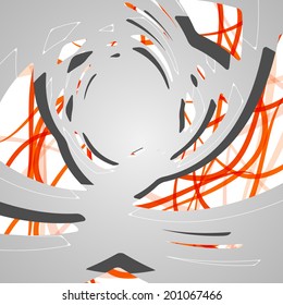Abstract futuristic background, dynamic illustration.