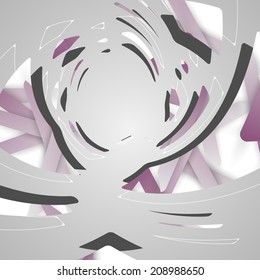 Abstract futuristic background, dynamic illustration.