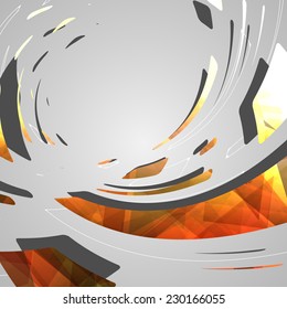 Abstract futuristic background, dynamic illustration.