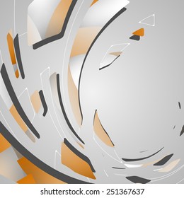  Abstract futuristic background, dynamic illustration.