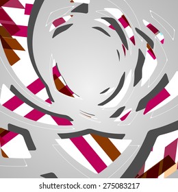 Abstract futuristic background, dynamic illustration.