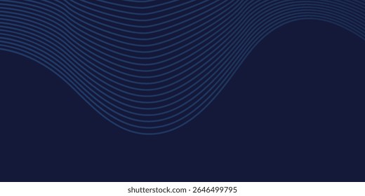 Abstract futuristic background with flowing dot particles wave pattern in blue green gradient colors