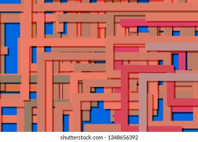 Abstract futuristic background. Geometric technology vector illustration. Template perfect for cover, brochure, web design, craft, envelope. 