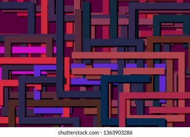 Abstract futuristic background. Geometric technology vector illustration. Template perfect for cover, brochure, web design, craft, envelope.