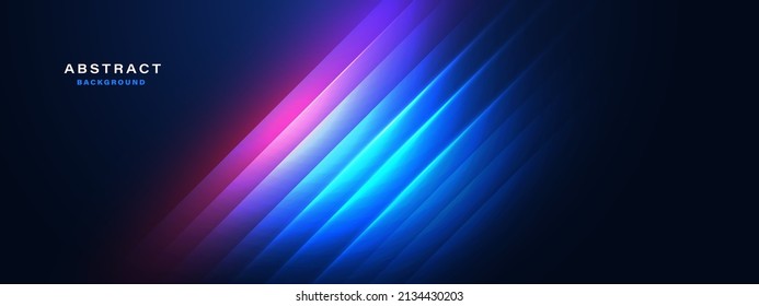 Abstract futuristic background with glowing light effect.Vector illustration.