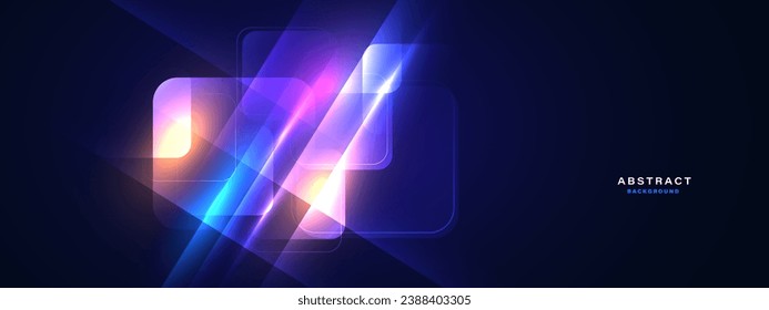 Abstract futuristic background with glowing light effect.Vector illustration.