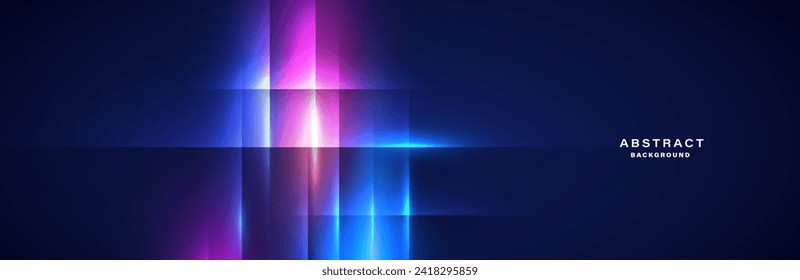 Abstract futuristic background with glowing light effect.Vector illustration.