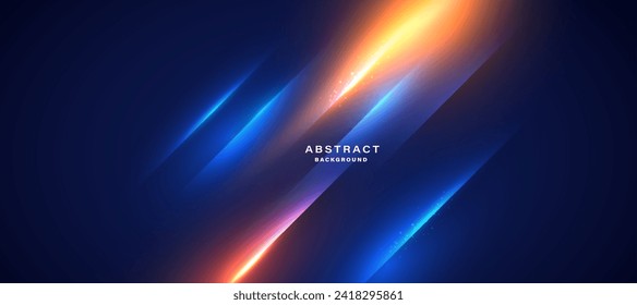 Abstract futuristic background with glowing light effect.Vector illustration.