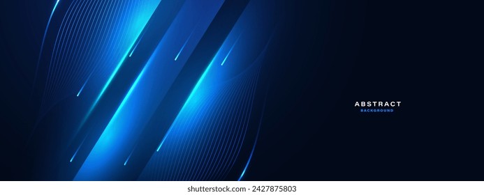 Abstract futuristic background with glowing light effect.Vector illustration.