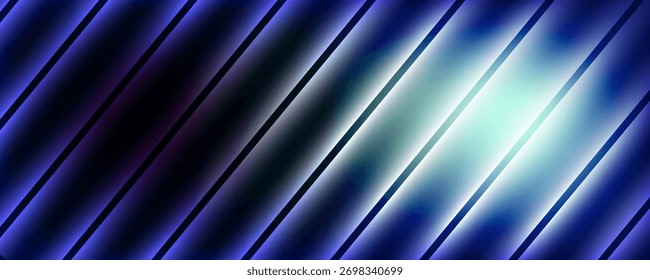 Abstract futuristic background with glowing light effect. Neon abstract. reflection lines vector backgrounds. illustration Vector design.
