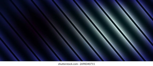 Fundo futurista abstrato com efeito de luz brilhante. Néon abstrato. linhas de reflexão vetoriais planos de fundo. ilustração Projeto vetorial.