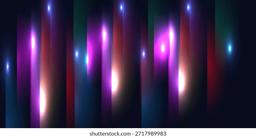 Abstractas fondo futurista con efecto de luz brillante. Ilustración vectorial.