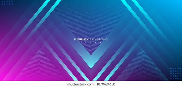 Abstract Futuristic Background. Futuristic Line Background With Light Effect. Vector EPS 10