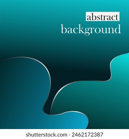 Abstract futuristic background with lines and wavy design. Realistic 3d wallpaper with luxurious flowing lines. Elegant background for posters, websites, brochures, banners, apps etc... vector illustr