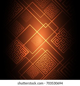Abstract futuristic background with maze.