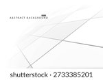 Abstract futuristic background with perspective. White tile floor copy space - geometric infinity design. Light clean concept for your business and ideas. Poster, banner, presentation template