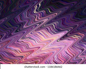 Abstract futuristic background for phone , social media. Gradient neon stripes, wavelike shapes, imitation of the surface of stones, space planets, surreal celestial bodies. Scalable vector graphics. 