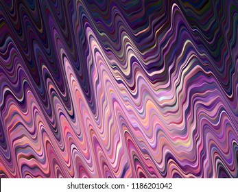 Abstract futuristic background for phone , social media. Gradient neon stripes, wavelike shapes, imitation of the surface of stones, space planets, surreal celestial bodies. Scalable vector graphics. 