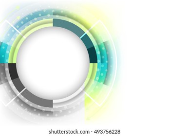Abstract futuristic background with place for your content. Vector illustration.