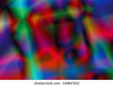 Abstract futuristic background. Refraction light.