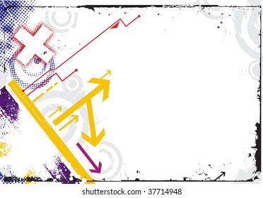 Abstract futuristic background with with sapce of your text. Vector illustration.