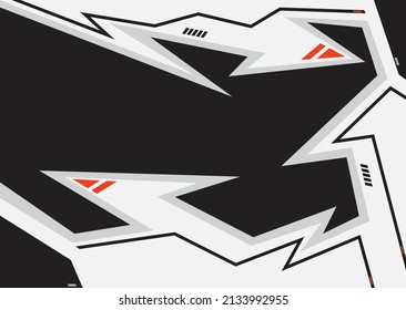 Abstract futuristic background with sharp and zigzag pattern and some copy space area