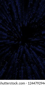 Abstract futuristic background with squares of different sizes and different shades of blue. Vector illustration for creating new layouts in modern technological style