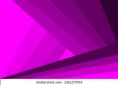 Abstract futuristic background - stripes and triangles - purple vector