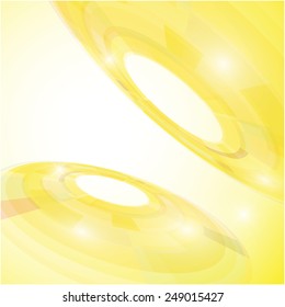 Abstract futuristic background with technology circles. Vector illustration 
